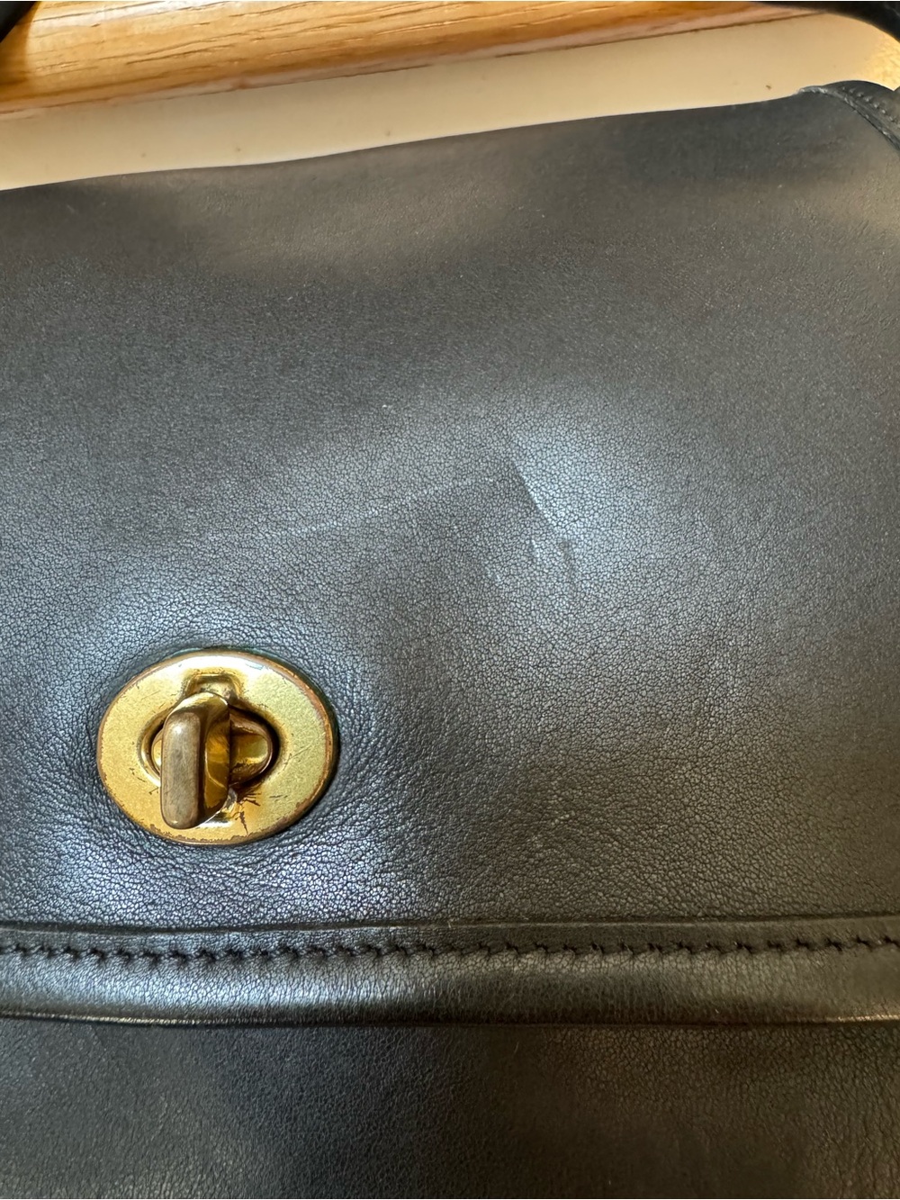 Vintage Coach Rambler’s Legacy 9061 Black Leather Bag from Costa Rica - Picture 11 of 11